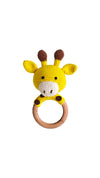 Gigi - Giraffe Rattle - Yellow-Brown image