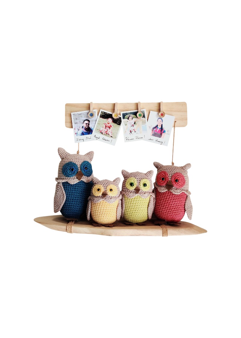 Owl Family Hanging