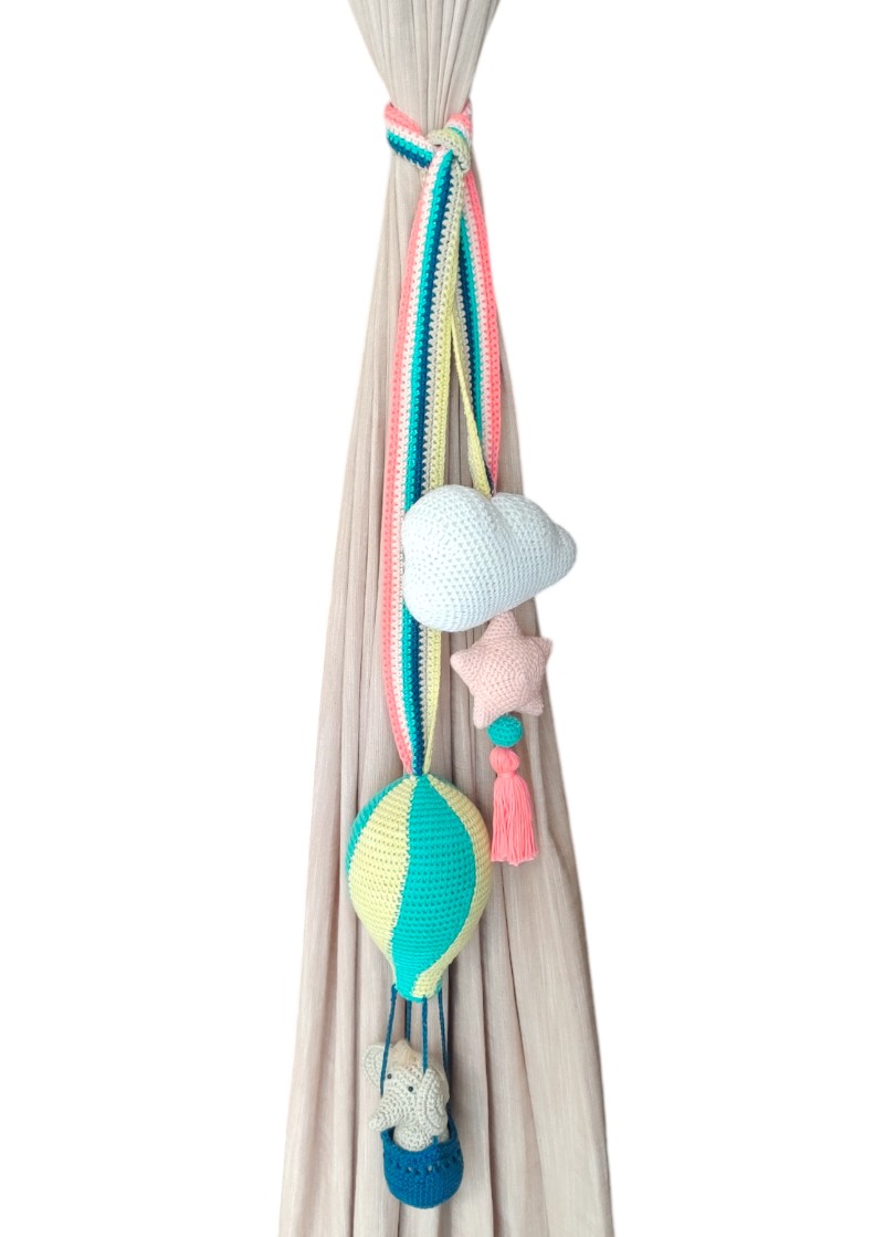Hot Air Ballon Curtain Tie