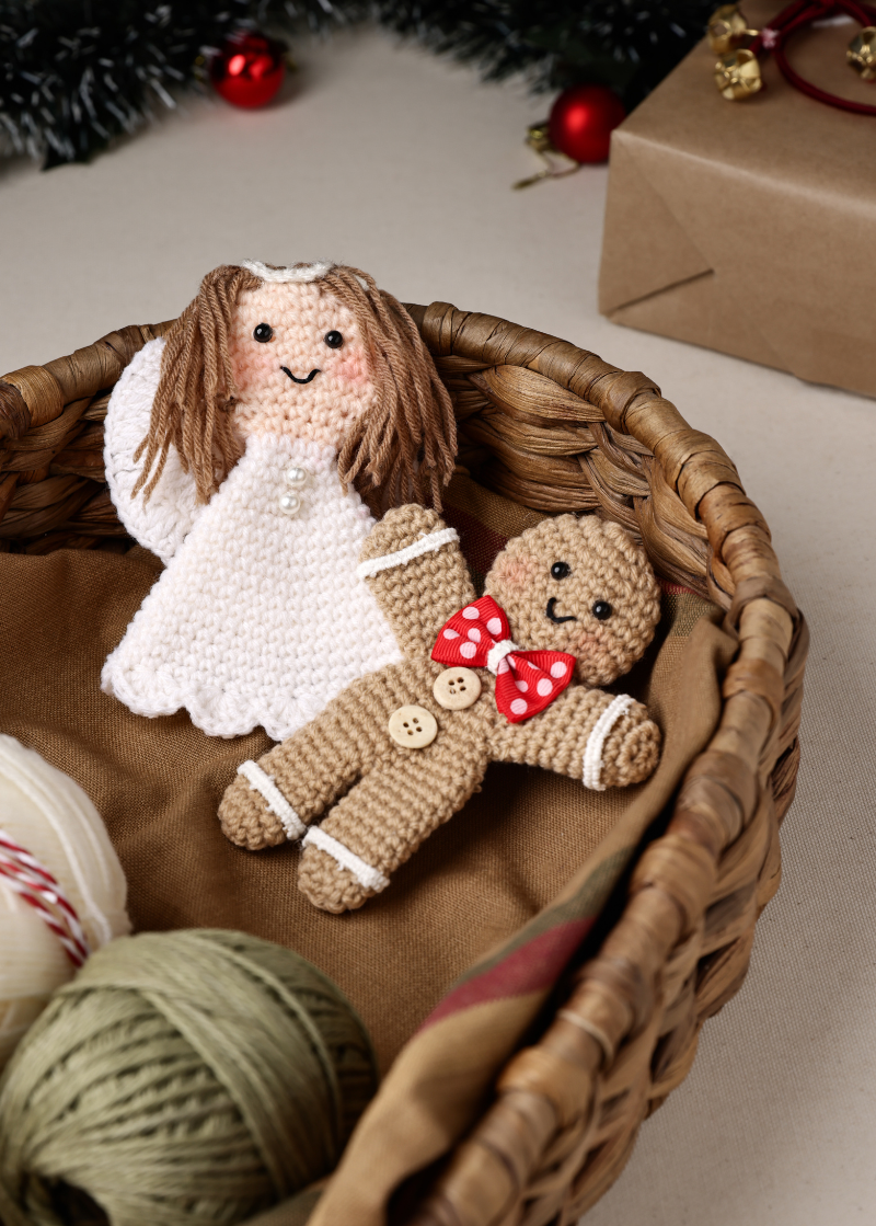 Christmas Angel and Cookie Man